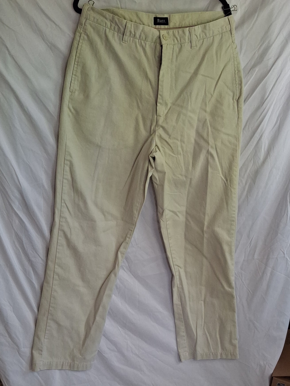 Bass Light Tan Men's Straight Chinos